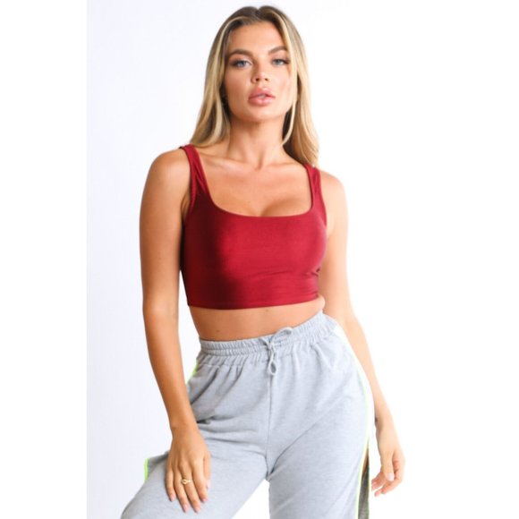 Women's Casual Sleeveless Square Neck Tank Top Gym Fitness Running Walking Work - Picture 8 of 8